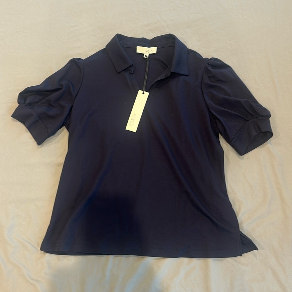 Pinch Navy Split-Neck Polo
